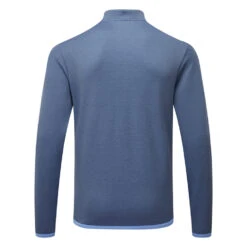 Adidas Microdot 1/4 Zip Golf Sweater 7 Adidas Microdot 1/4 Zip Golf Sweater -Golf Apparel Store Adidas SS23 Microdot Quarter Zip Sweater HS7588 SWADI340 S Collegiate Navy Blue Fusion Back