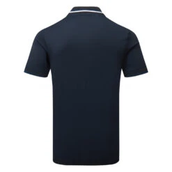 Adidas Primeknit Golf Polo Shirt -Golf Apparel Store Adidas SS23 Primeknit Polo Shirt IA6400 SHADI702 S Black Collegiate Navy Back
