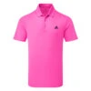 Adidas Performance Golf Polo Shirt 1 Adidas Performance Golf Polo Shirt -Golf Apparel Store Adidas Performance Golf Polo Shirt Lucid Fuchsia IB7490 Front