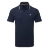 Adidas Go-To Pique Golf Polo Shirt 1 Adidas Go-To Pique Golf Polo Shirt -Golf Apparel Store Adidas SS23 Go To Pique Polo HR7975 SHADI710 Collegiate Navy Front