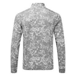Callaway Camo 1/4 Zip Golf Sweater -Golf Apparel Store Callaway SS22 Camo 1 4 Zip Sweater Flinstone CGKSC0K5 075 SWCAL075 back