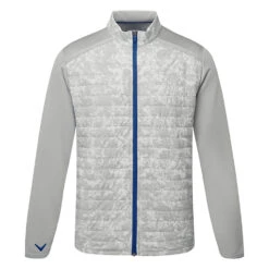 Callaway Abstract Camo Print Mixed Media Golf Wind Jacket