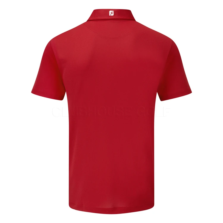 FootJoy Stretch Pique Solid Golf Polo Shirt 5 FootJoy Stretch Pique Solid Golf Polo Shirt - Image 3