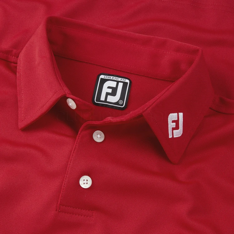 FootJoy Stretch Pique Solid Golf Polo Shirt 4 FootJoy Stretch Pique Solid Golf Polo Shirt - Image 2