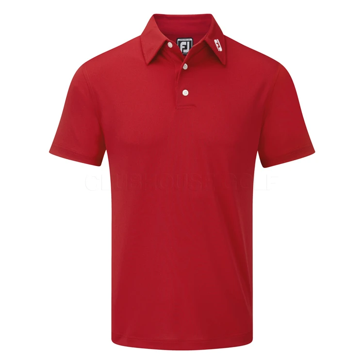 FootJoy Stretch Pique Solid Golf Polo Shirt 3 FootJoy Stretch Pique Solid Golf Polo Shirt