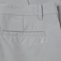FootJoy Par Golf Trouser -Golf Apparel Store FootJoy SS23 FJ Par Golf Trouser Grey 80162 TRFOO044 30 W 30 Leg Detail