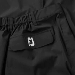 FootJoy HydroLite Waterproof Golf Pants -Golf Apparel Store FootJoy AW19 HLV2 Rain Trousers 95057 WPFOO008 Black Detail