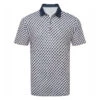Galvin Green Mercer Golf Polo Shirt -Golf Apparel Store Galvin Green AW22 Mercer Polo Shirt G136337 SHGAL584 S Navy Cool Front