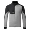 Galvin Green Daxton Insula Golf Pullover -Golf Apparel Store Galvin Green AW22 DAXTON G124270 SHARKSKIN BLACK WHITE Front