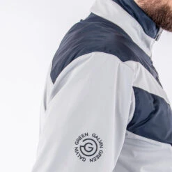 Galvin Green Liam Interface-1 Golf Wind Jacket -Golf Apparel Store Galvin Green AW22 LIAM G122273 COOL GREY NAVY Model 5