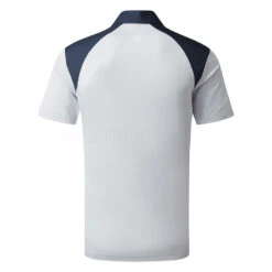 Galvin Green Mapping Golf Polo Shirt -Golf Apparel Store Galvin Green AW22 Mapping Polo Shirt G136403 SHGAL574 M Cool Grey Navy White Back