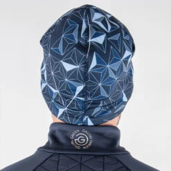 Galvin Green Dikran Insula Golf Beanie -Golf Apparel Store Galvin Green Galvin Green Dikran Hat Navy Blue Bell White 3