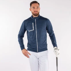 Galvin Green Dennis Insula Golf Jacket -Golf Apparel Store Galvin Green SS22 Dennis Insula Full Zip Jacket G125130 Code SWGAL360 M Navy White Model 1