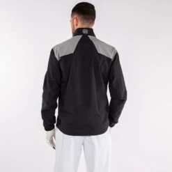 Galvin Green Armstrong Waterproof Golf Jacket -Golf Apparel Store Galvin Green SS22 Armstrong Waterproof Jacket G120217 Code WJGAL420 M Black White Sharkskin Model 3