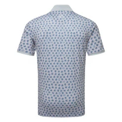 Galvin Green Murphy Golf Polo Shirt -Golf Apparel Store Galvin Green SS23 Murphy Polo Shirt G137173 SHGAL611 S Cool Grey Navy Back