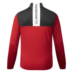 J.Lindeberg Banks Golf Wind Jacket -Golf Apparel Store J.Lindeberg Banks Golf Wind Jacket JL20NavyBarbados CherryWhite WTLIN035 Back