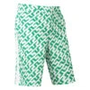 J.Lindeberg Kim Print Golf Shorts -Golf Apparel Store J.Lindeberg SS22 Kim Print Golf Shorts GMPA06306 M473 Code TSLIN021 34 W Parakeet 3D Bridge Monogram Front