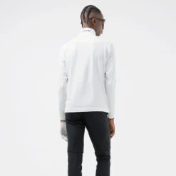 J.Lindeberg Luke 1/2 Zip Golf Sweater 13 J.Lindeberg Luke 1/2 Zip Golf Sweater -Golf Apparel Store J.Lindeberg SS22 Luke Half Zip Mid Layer GMJS06340 0000 Code SWLIN044 M White Black model 3