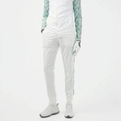 J.Lindeberg Rick Cuff Jogger Golf Trouser -Golf Apparel Store J.Lindeberg SS22 Rick Golf Trouser White GMPA06302 0000 Code TRLIN026 34 W 32 Leg Model 1