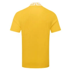 J.Lindeberg Tyson Golf Polo Shirt -Golf Apparel Store J.Lindeberg SS23 Tyson Regular Fit Polo GMJT07647 I040 SHLIN187 CitrusWhite Back