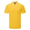 J.Lindeberg Tyson Golf Polo Shirt -Golf Apparel Store J.Lindeberg SS23 Tyson Regular Fit Polo GMJT07647 I040 SHLIN187 CitrusWhite Front