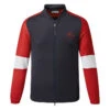 J.Lindeberg Castor Golf Wind Jacket -Golf Apparel Store J.Lindeberg AMJS06693 6855 M Castor Mid Layer JL Navy WTLIN033 Front