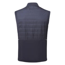 J.Lindeberg Kenny Hybrid Thermal Golf Wind Vest 6 J.Lindeberg Kenny Hybrid Thermal Golf Wind Vest -Golf Apparel Store J.Lindeberg AMOW08166 6855 M Kenny Hybrid Vest JL Navy WTLIN038 Back