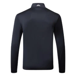 J.Lindeberg Bran 1/2 Zip Golf Sweater -Golf Apparel Store J.Lindeberg GMJS08145 6855 M Bran Mid Layer UK SMU JL Navy SWLIN090 Back
