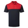 J.Lindeberg Jeff Golf Polo Shirt 1 J.Lindeberg Jeff Golf Polo Shirt -Golf Apparel Store J.Lindeberg GMJT06474 6855 M Jeff Reg Fit Polo JL Navy Front