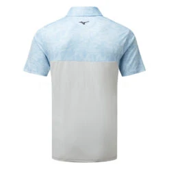 Mizuno Quick Dry Hazard ST Golf Polo Shirt -Golf Apparel Store Mizuno SS22 Quick Dry Hazard ST Polo 52GA2008 19 Code SHMIZ133 M Light Blue Back