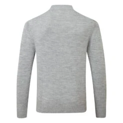 Nike Tiger Woods Crew Knit Golf Sweater -Golf Apparel Store Nike AW21 Tiger Woods Jumper Knit Sweater DA4151 063 Code SWNIK252 M Dark Grey Heather Back