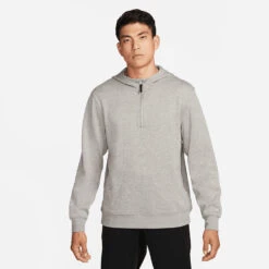 Nike Dry 1/2 Zip Golf Hoodie -Golf Apparel Store Nike AW22 Dri Fit Golf Hoodie DN1906 003 SWNIK254 Dust White Dust Model 1