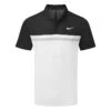 Nike Dry Victory Colourblock Golf Polo Shirt -Golf Apparel Store Nike SS22 Dry Victory Colourblock Golf Polo Shirt DH0845 010 M Black White Smoke Grey Front