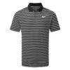 Nike Dry Victory Stripe Golf Polo Shirt -Golf Apparel Store Nike SS22 Dry Victory Stripe Golf Polo Shirt DH0829 010 M Black White Front
