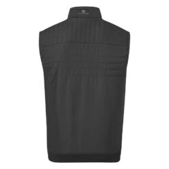 Oscar Jacobson Hodgson Thermal Golf Wind Vest -Golf Apparel Store Oscar Jacobson AW22 Hodgson Thermal Wind Vest OJTOP0118 WTOSC093 S Black Back