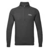 Oscar Jacobson Lawton Tour 1/4 Zip Golf Sweater -Golf Apparel Store Oscar Jacobson AW22 Lawton Tour OJTOP0102 SWOSC205 S Black Marl Front