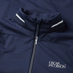 Oscar Jacobson Rolfe Tour Golf Wind Jacket -Golf Apparel Store Oscar Jacobson AW22 Rolfe Tour Windproof Jacket OJTOP0090 WTOSC095 S Navy Detail