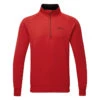 Oscar Jacobson Trent Tour 1/2 Zip Golf Sweater -Golf Apparel Store Oscar Jacobson SS22 Trent Tour Mid Layer OJTOP0021 Code SWOSC198 M Jewel Red Front