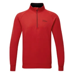 Oscar Jacobson Trent Tour 1/2 Zip Golf Sweater