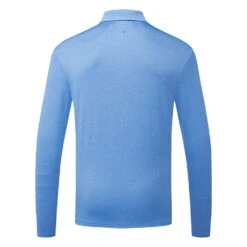 Ping Angus Long Sleeve Golf Polo Shirt -Golf Apparel Store Ping AW22 Angus Performance Long Sleeve Polo Shirt PO3504 FB56 SHPIN321 French Blue Multi back