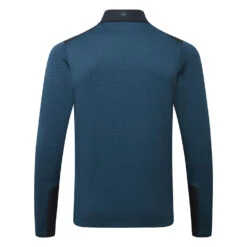 Ping Marshall 1/2 Zip Fleece Golf Sweater -Golf Apparel Store Ping AW22 Marshall Half Zip Fleece PO3546 SDN SWPIN164 Stormcloud Navy Back