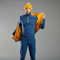 Ping Norse Primaloft S4 Reversible Thermal Golf Wind Vest -Golf Apparel Store Ping AW22 Norse S4 Reversible Vest PO3542 SCG WTPIN060 Stormcloud Gold Model 2