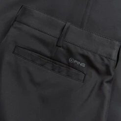 Ping Bradley Golf Trouser -Golf Apparel Store Ping SS18 Bradley Slim Leg Trouser Black P03315 060 Code TRPIN077 34 W 31 Leg detail