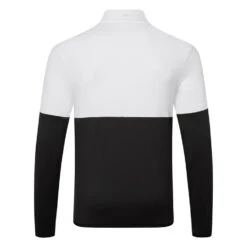 Ping Nexus 1/2 Zip Golf Sweater -Golf Apparel Store Ping SS23 Nexus 1 4 Zip Sweater P03578 090 SWPIN173 Black White Back