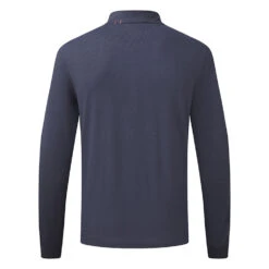 Puma Cloudspun WRMLBL Golf Popover -Golf Apparel Store Puma AW22 Cloudspun WRMLBL 1 4 Zip Sweater 537066 02 SWPUM270 S Navy Blazer Back