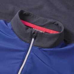 Puma Cloudspun WRMLBL Golf Popover -Golf Apparel Store Puma AW22 Cloudspun WRMLBL 1 4 Zip Sweater 537066 03 SWPUM271 S Blazing Blue Detail