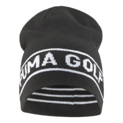 Puma Performance Golf Beanie -Golf Apparel Store Puma Golf Performance Beanie Puma Black Bright White 3