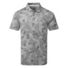 Puma Cloudspun Leaflet Golf Polo Shirt 1 Puma Cloudspun Leaflet Golf Polo Shirt -Golf Apparel Store Puma SS22 Cloudspun Leaflet Polo 535445 01 SHPUM652 Quiet Shade Heather Front