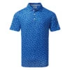 Puma MATTR Pollinators Golf Polo Shirt 2 Puma MATTR Pollinators Golf Polo Shirt -Golf Apparel Store Puma SS22 Mattr Pollination Polo 533852 02 Code SHPUM629 M Bright Cobalt Bright White Front