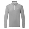 Puma Vista 1/4 Zip Golf Popover -Golf Apparel Store Puma SS22 Vista 14 Zip Sweater 535050 02 Code SWPUM252 M Quiet Shade High Rise Front